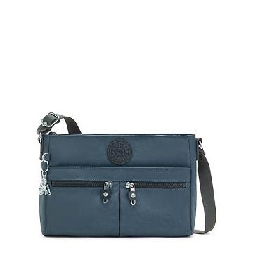 Torba Crossbody Kipling New Angie Granatowe Szare | PL 2021TC